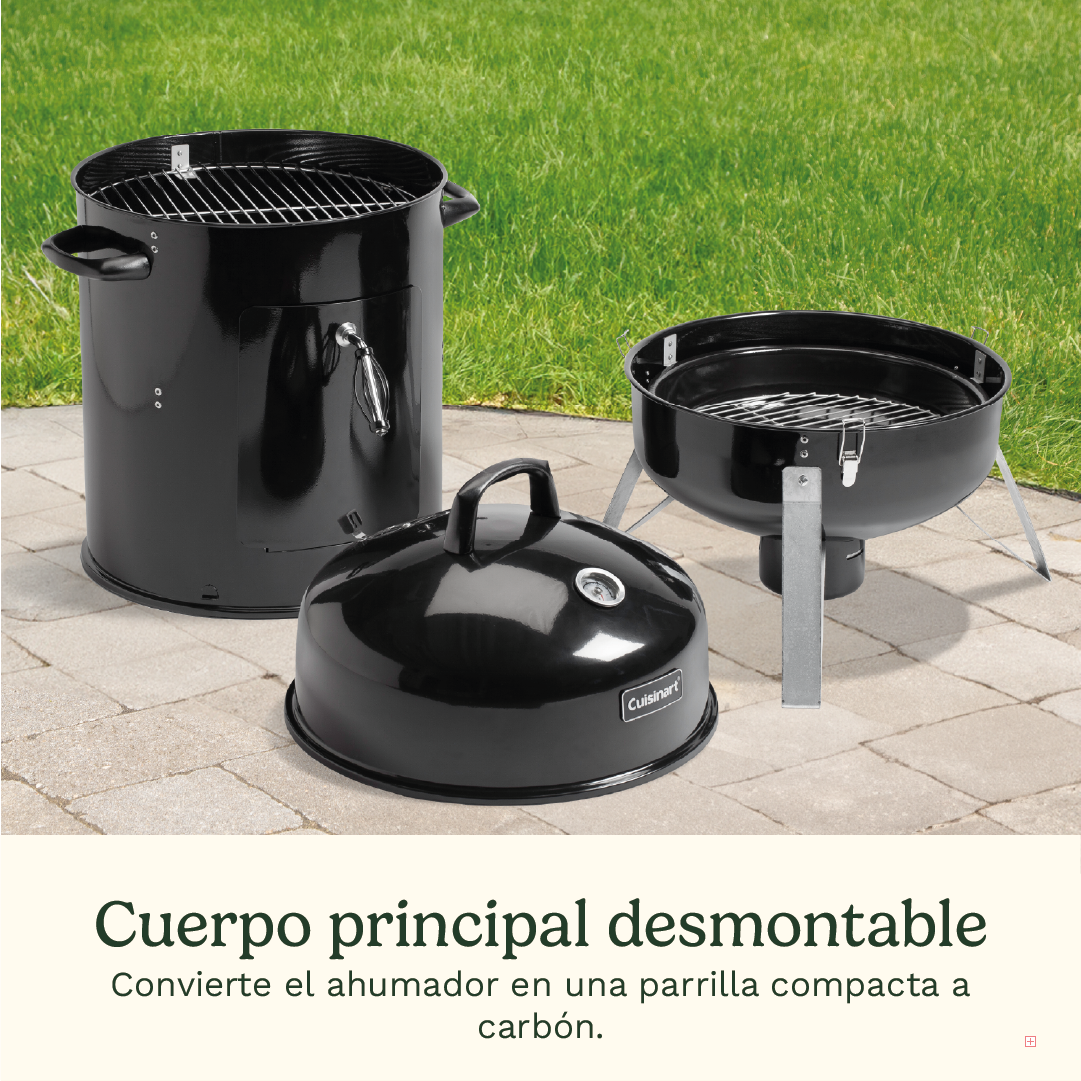 Ahumador de Carbón Vertical 18" de Cuisinart®