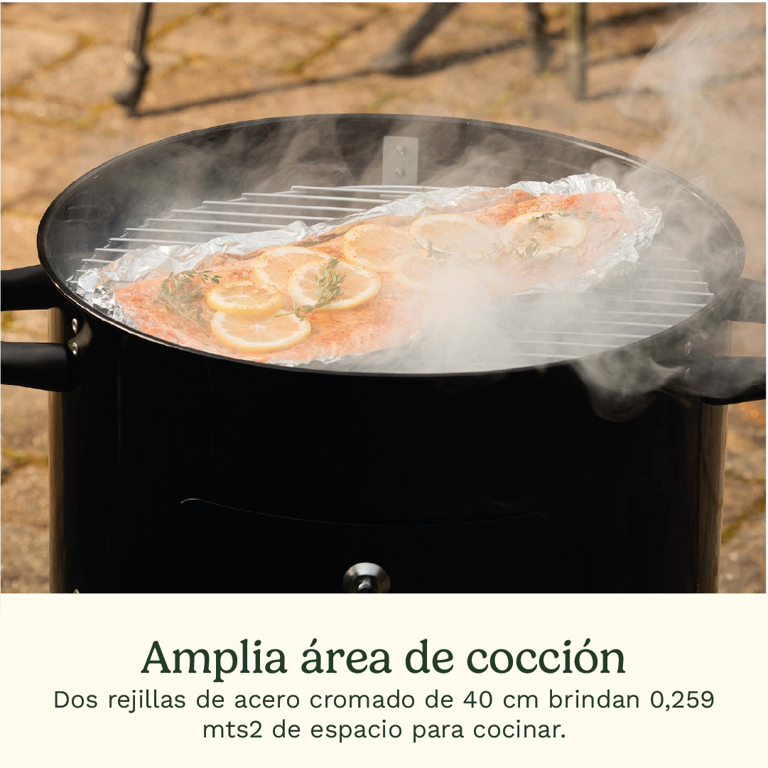 Ahumador de Carbón Vertical 16" de Cuisinart®