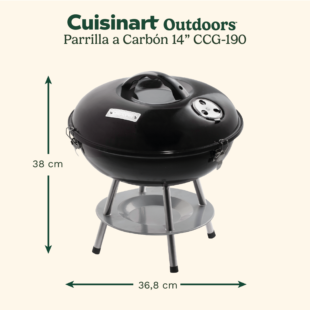 Parrilla a Carbón 14" de Cuisinart®