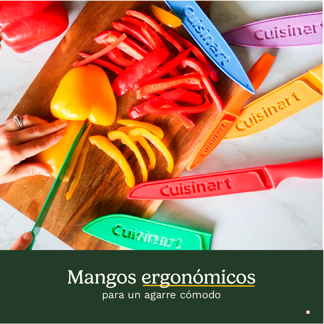 Set de Cuchillos Antiadherentes Multicolor de 12 pcs Advantage® de Cuisinart®