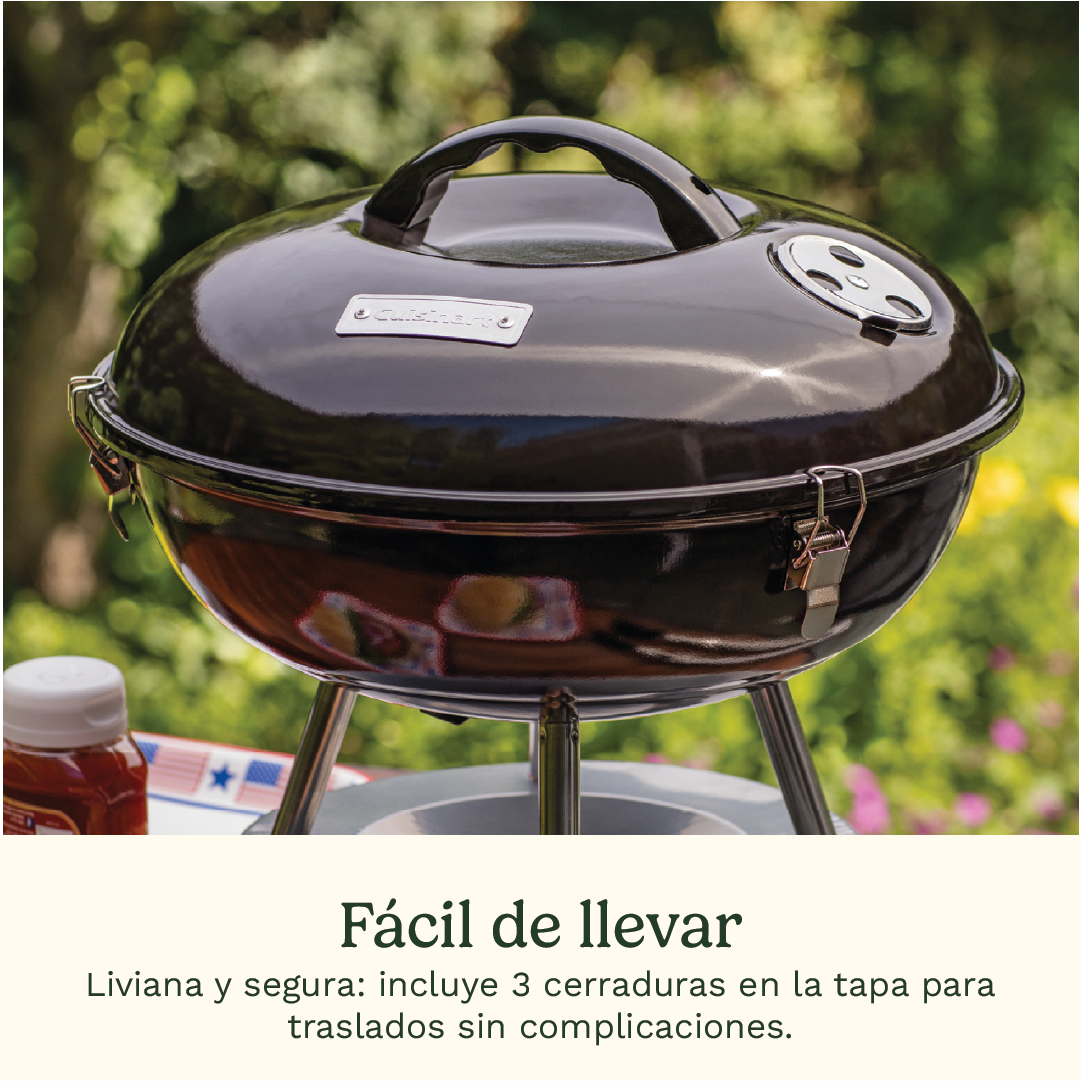 Parrilla a Carbón 14" de Cuisinart®