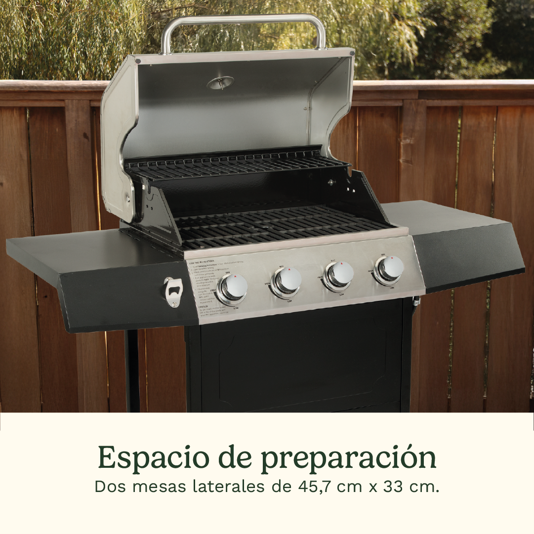 Parrilla a Gas de 4 Quemadores de Cuisinart®