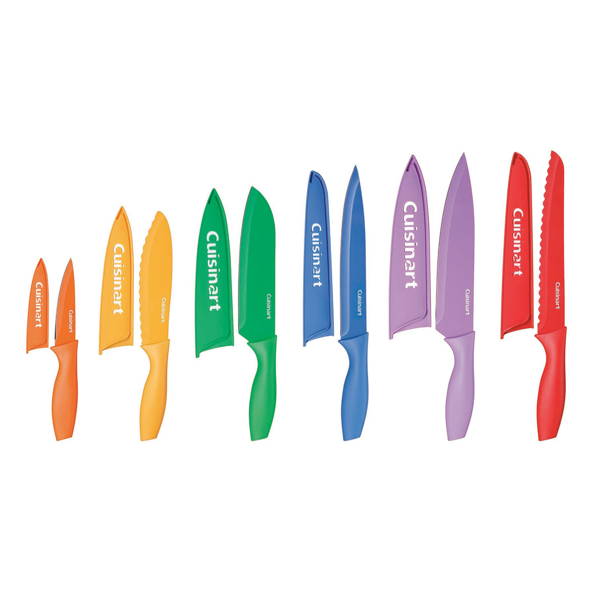 Set de Cuchillos Antiadherentes Multicolor de 12 pcs Advantage® de Cuisinart®