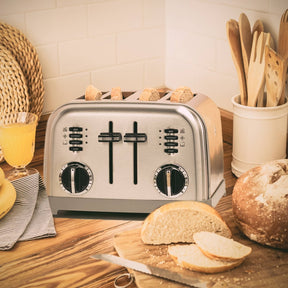 Tostador Metálico Clásico de 4 Rebanadas de Cuisinart®