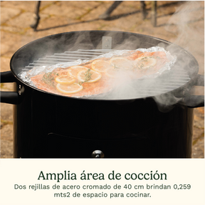 Ahumador de Carbón Vertical 16" de Cuisinart®