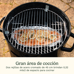 Ahumador de Carbón Vertical 18" de Cuisinart®
