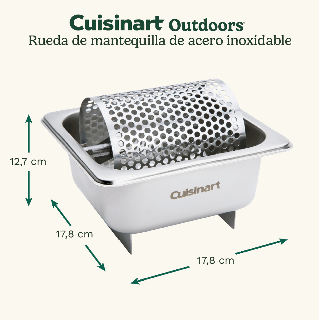 Rueda de mantequilla de acero inoxidable de Cuisinart®
