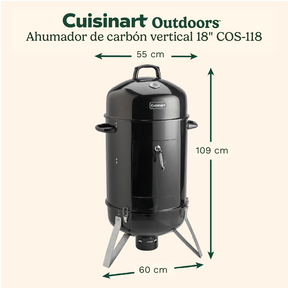 Ahumador de Carbón Vertical 18" de Cuisinart®