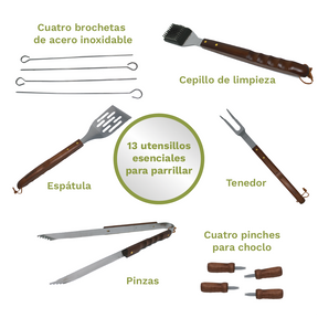 Set de parrilla 13 piezas de Cuisinart®